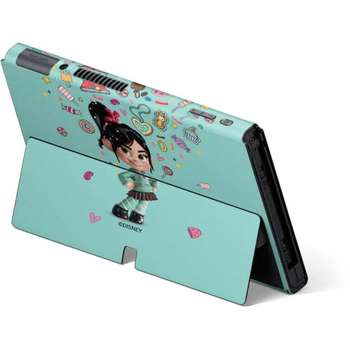 Disney Wreck-it Ralph Vanellope Sugar Icons Nintendo Switch OLED (2021) Skin
